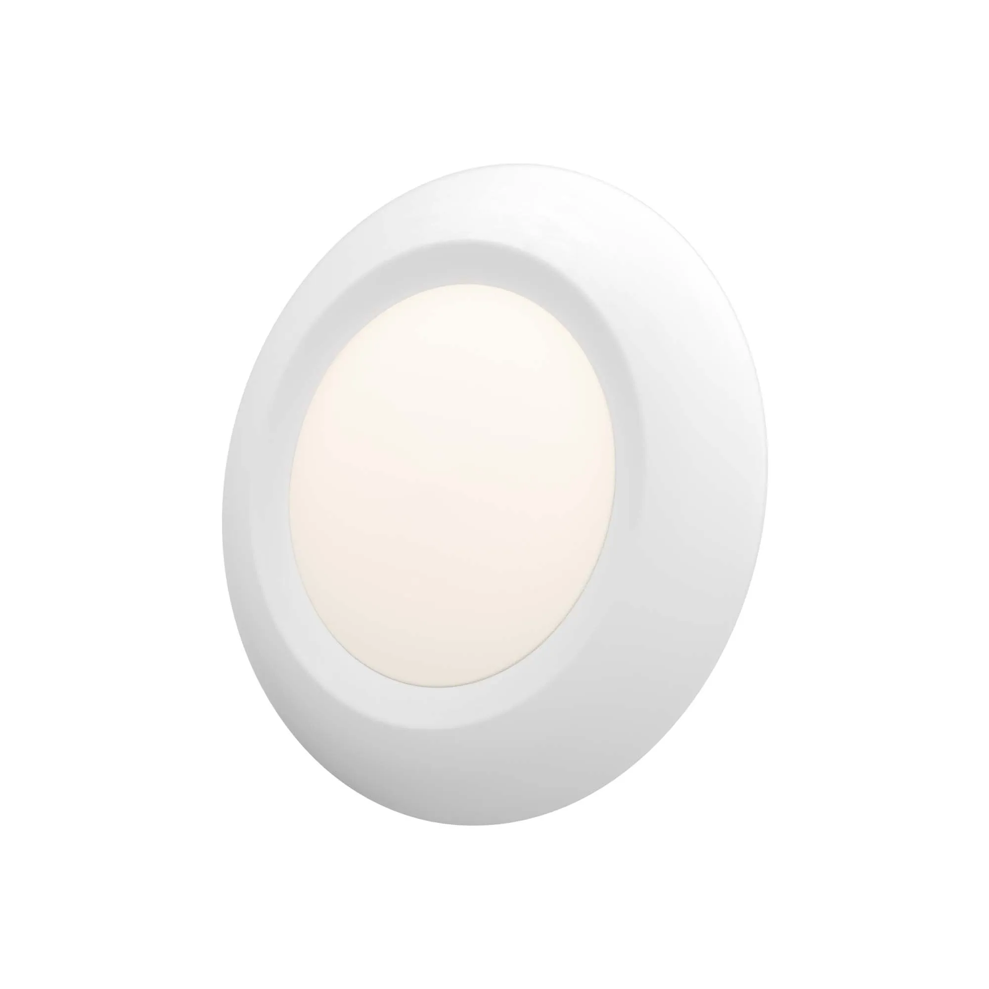 Intertek Wet Rated 4 Inch Non Dimmable Photocell Junction Box LED Disk Light, Flush Mount Ceiling Lights for Junction Box