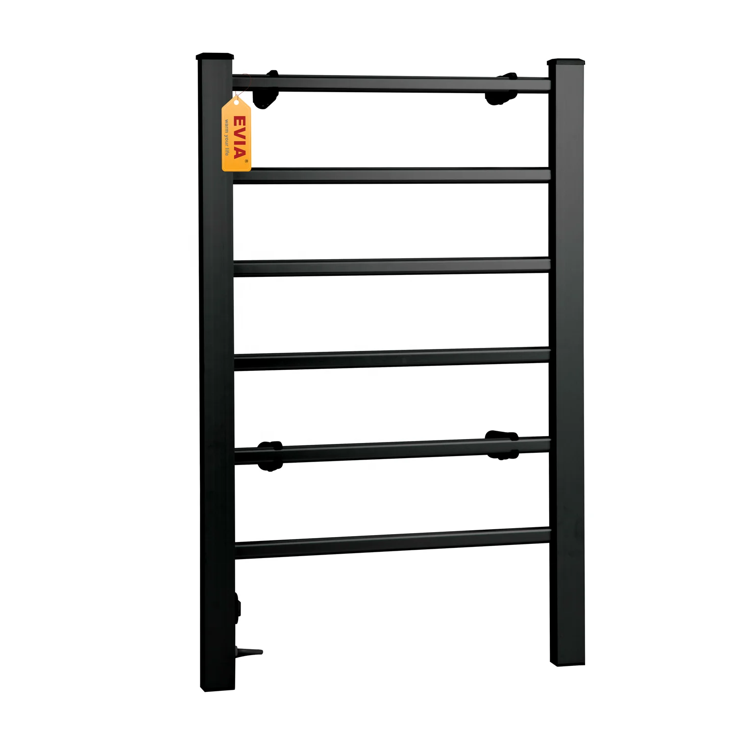 EVIA Customizable Color 2 in 1 Modern Electric Heated Clothes Dryer Towel Rack