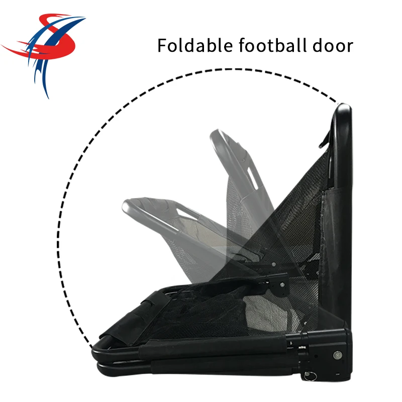 Folding Pop Up Portable Soccer Goal Post With Net For Kids Children Football Training