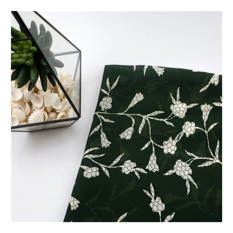 Silk chiffon crepe spring and summer Chiffon printed fashion dress printed fabric polyester silk