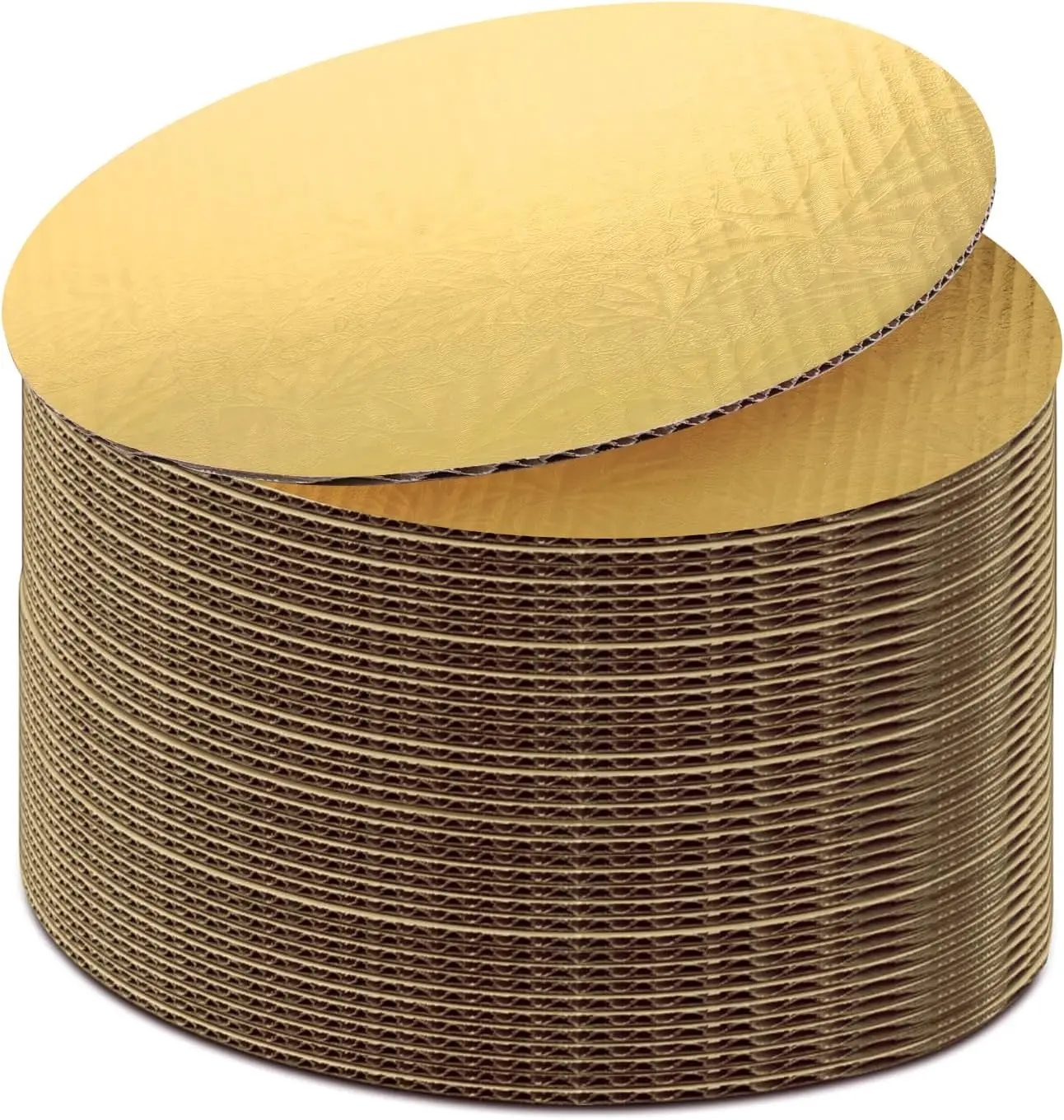 drum in Gold Black Sliver White Cake Base, Cardboard Cake Boards for Presenting Heavy/Tall Tiered Cakes