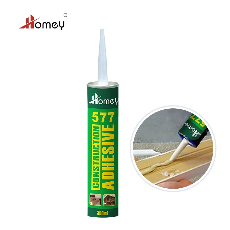 Homey Wholesale OEM liquid nails adhesive white Construction Adhesive