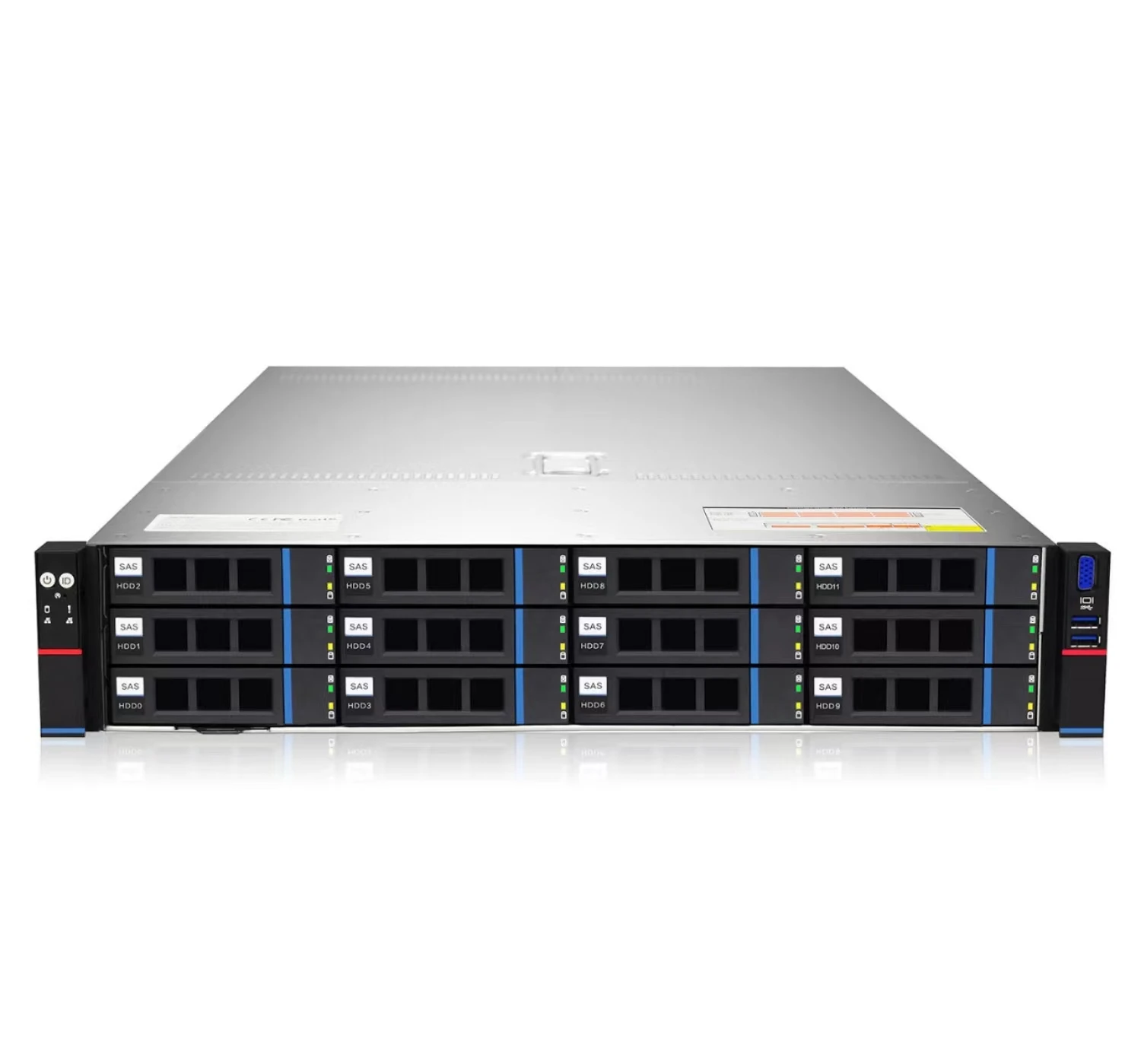 2U 12 bay AMD римская платформа 32DIMM сервер barebone поддержка EPYC 7002
