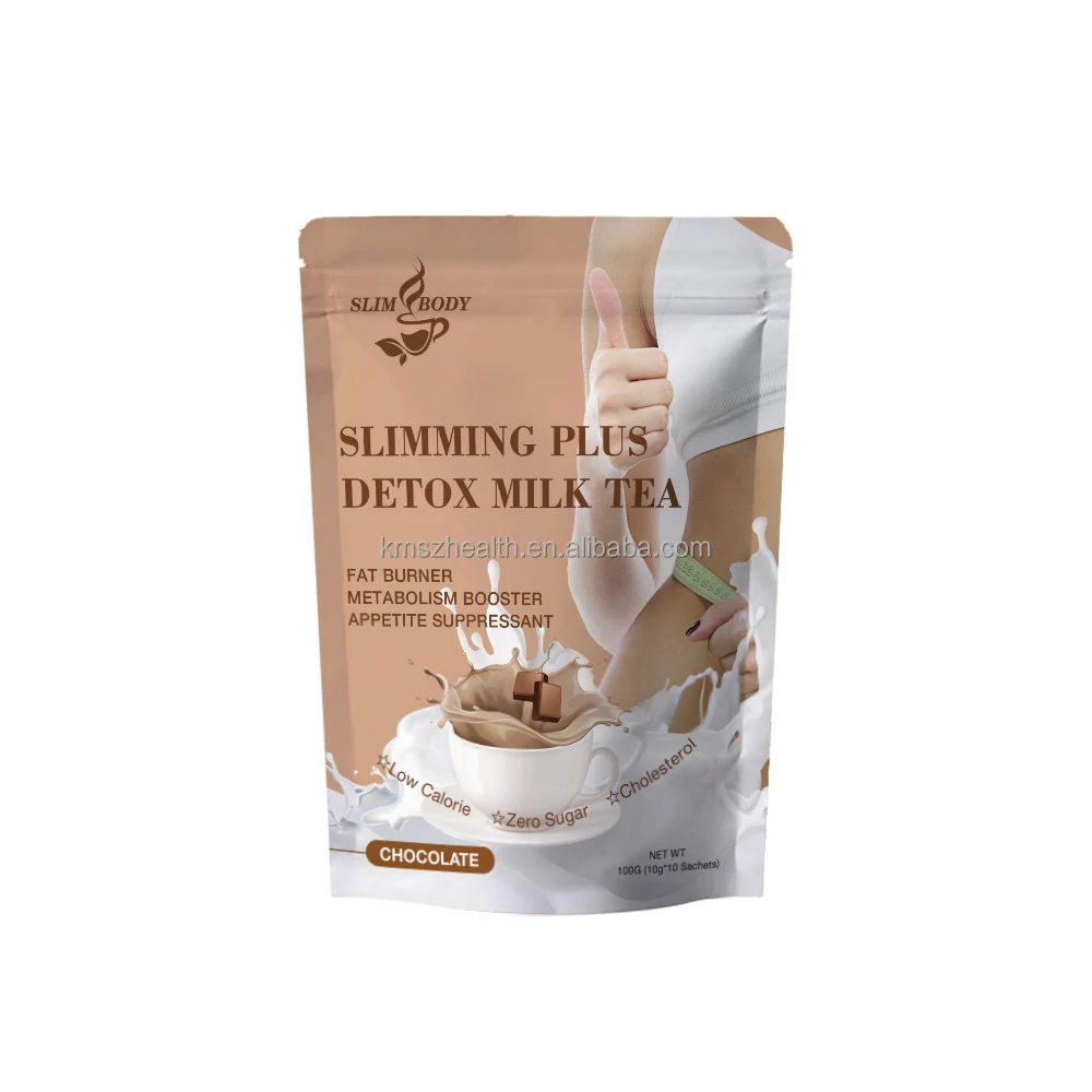 Private Label Service Slim Milk Tea Dietary Supplement Fat Burn Detox Tea