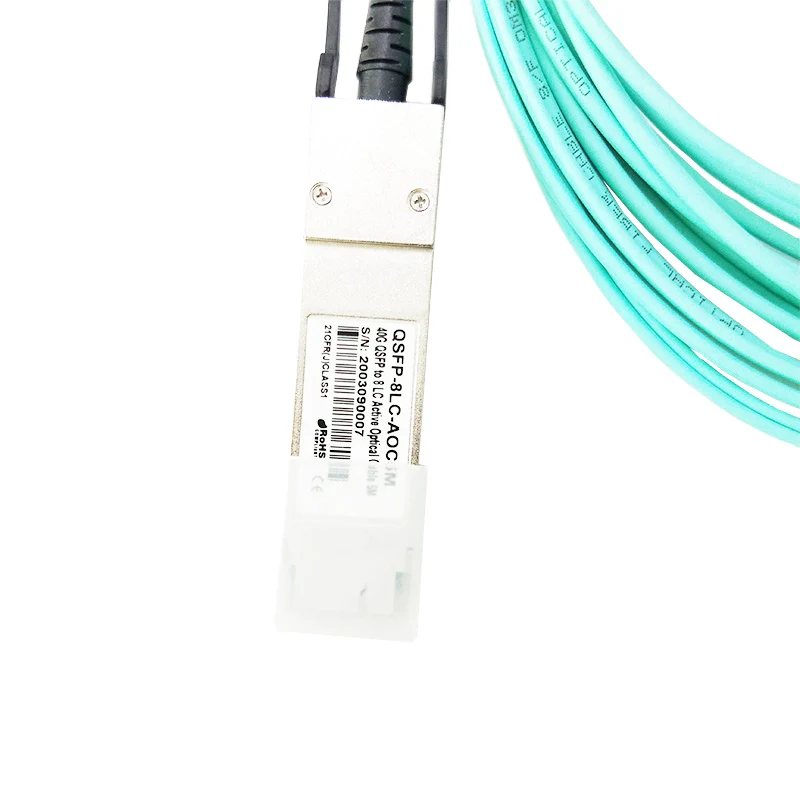 Yunvo QSFP-8LC-AOC7M 40G QSFP+ to 4 Duplex LC AOC 7M 40Gbps QSFP+ 8*LC connector 7M Breakout Active Optical Cable 7 meter