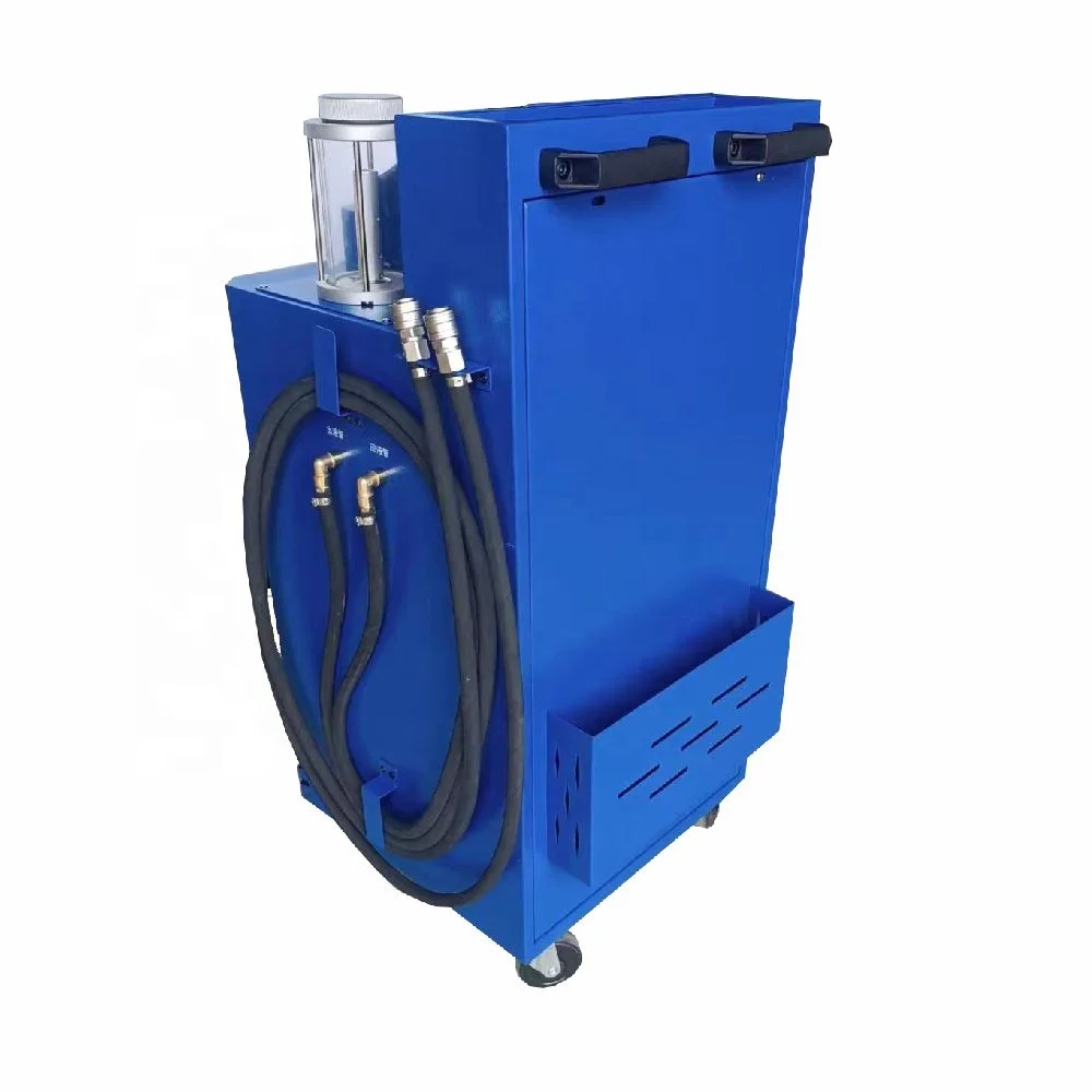 New Auto style  Recycling Recharging Flushing Refrigerant AC Recovery Machine lubrication