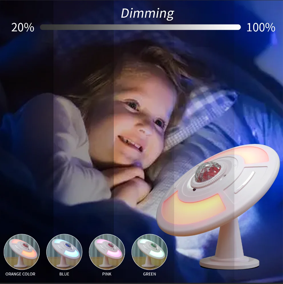 Hot 5 Aurora Flowing Effects Star sky Projector Works with Matte 16 Million Colors 52 Scene Modes Galaxy Night Light Projector