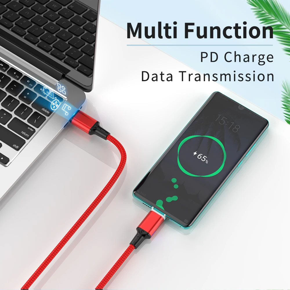 Wholesale IPSKY newest PD 100W type-c to type-c  C to C magnetic cable for laptop computer