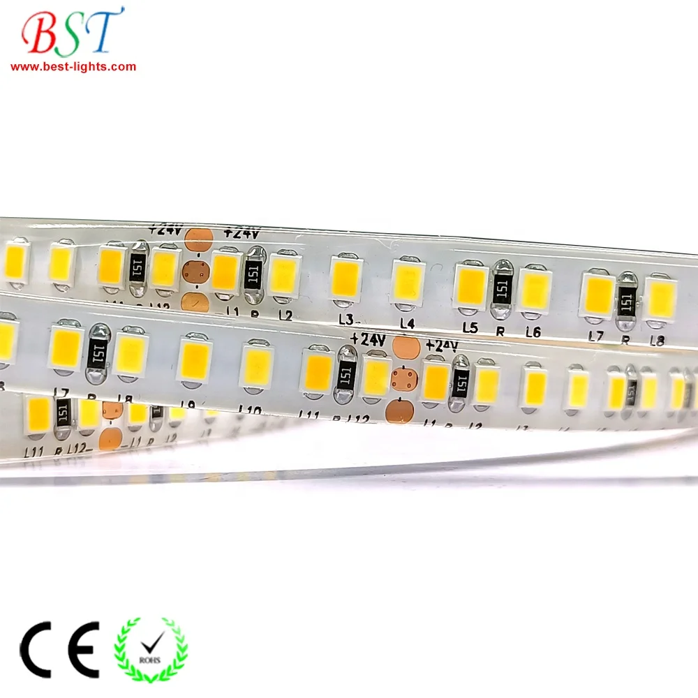 DC24V led light roll 3000K 4000K 5000K 6000K White & Warm White 192 LEDs/M IP65 Waterproof 5 Meters Long car led strips