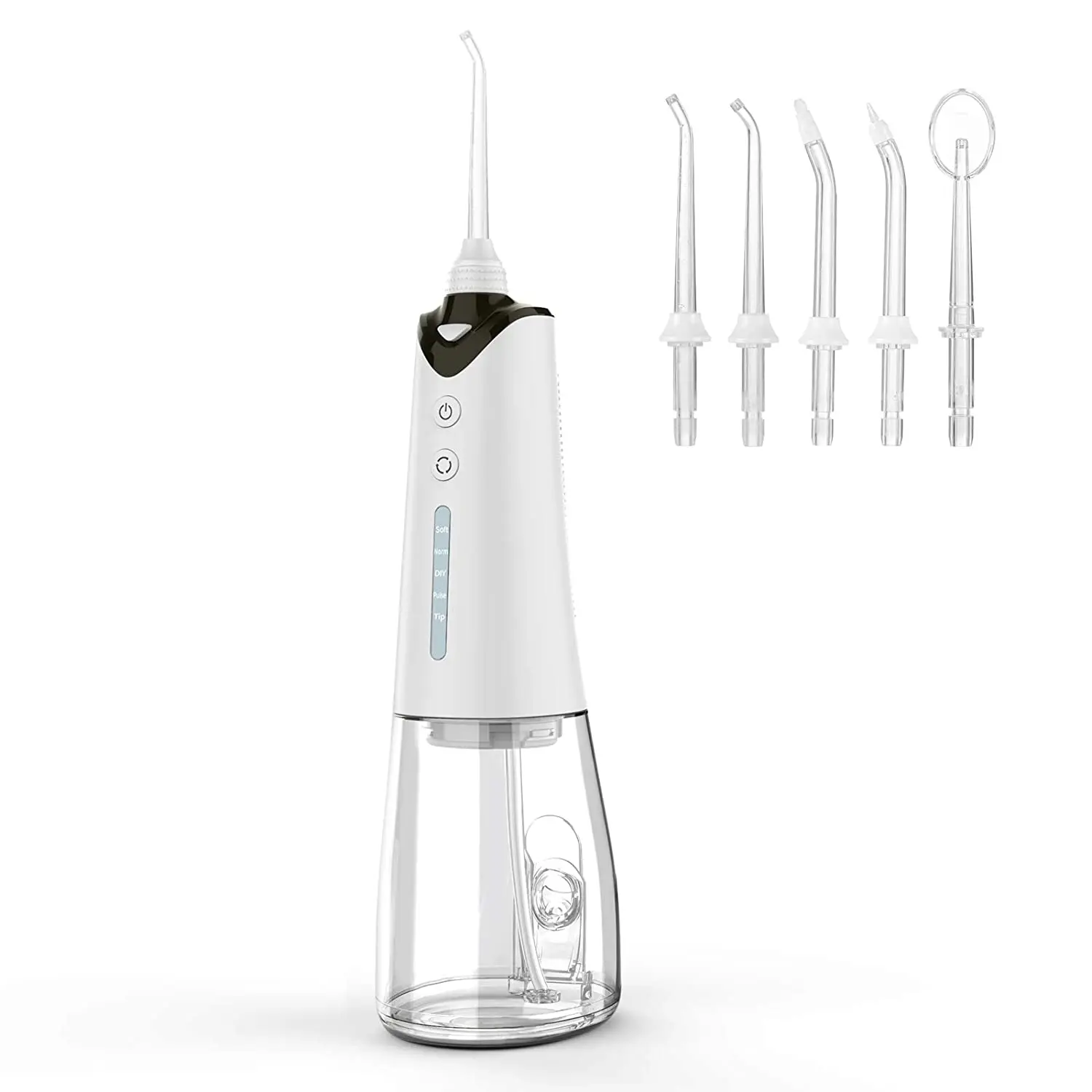 Wholesale IPX7 teeth clean Dental Care Type-C rechargeable 300ML Cordless 5 Modes electric sonic dental irrigator water flosser