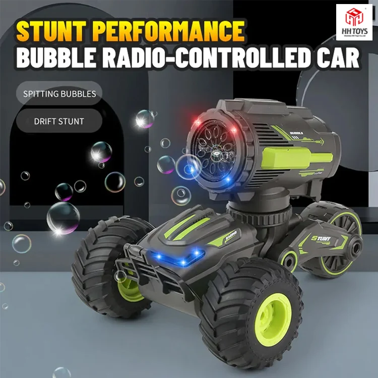 RC Car Gel Blaster Cool Stunt with Bullet Deformation Off-road Truck Battle Toy