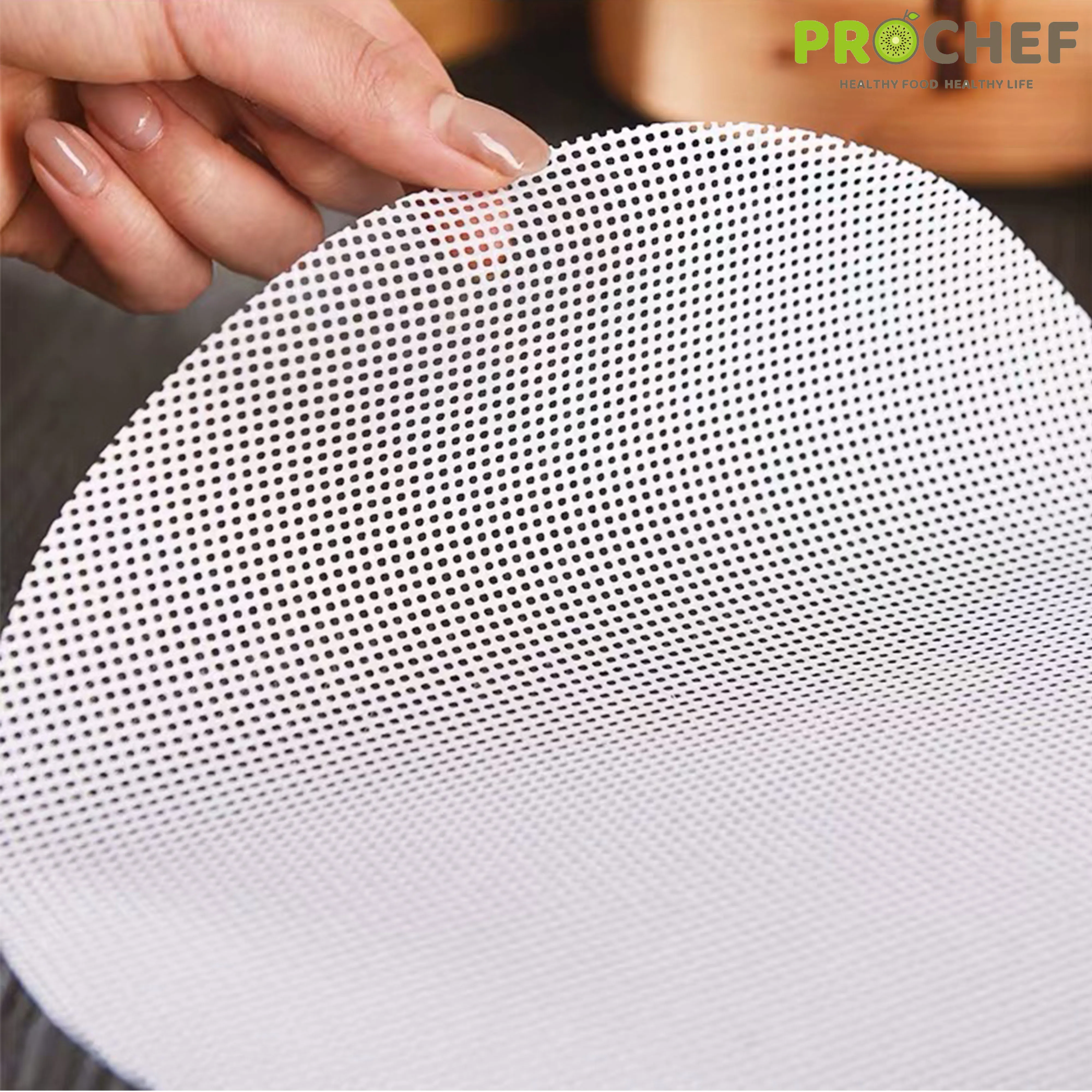 manufacturer wholesale mesh non-sticky 40x40cm white color silicone dehydrator mat