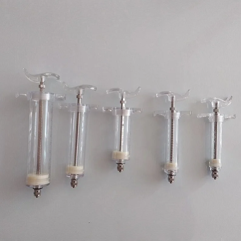 Veterinary Syringe Luer Injection Lock Reusable Livestock Supplies | Plastic Syringe Veterinary Vaccine Syringe