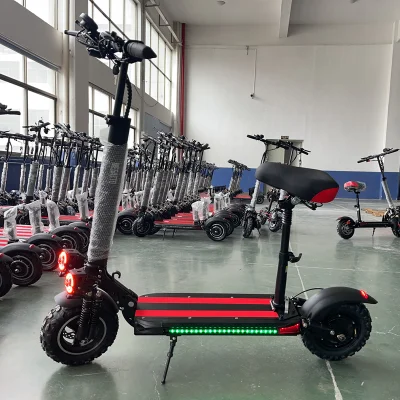 2022 Best Alloy Frame LCD Display 3 Speed 1200W High Speed Brushless Motor seat available Fat Tire Electric Scooter For Adults