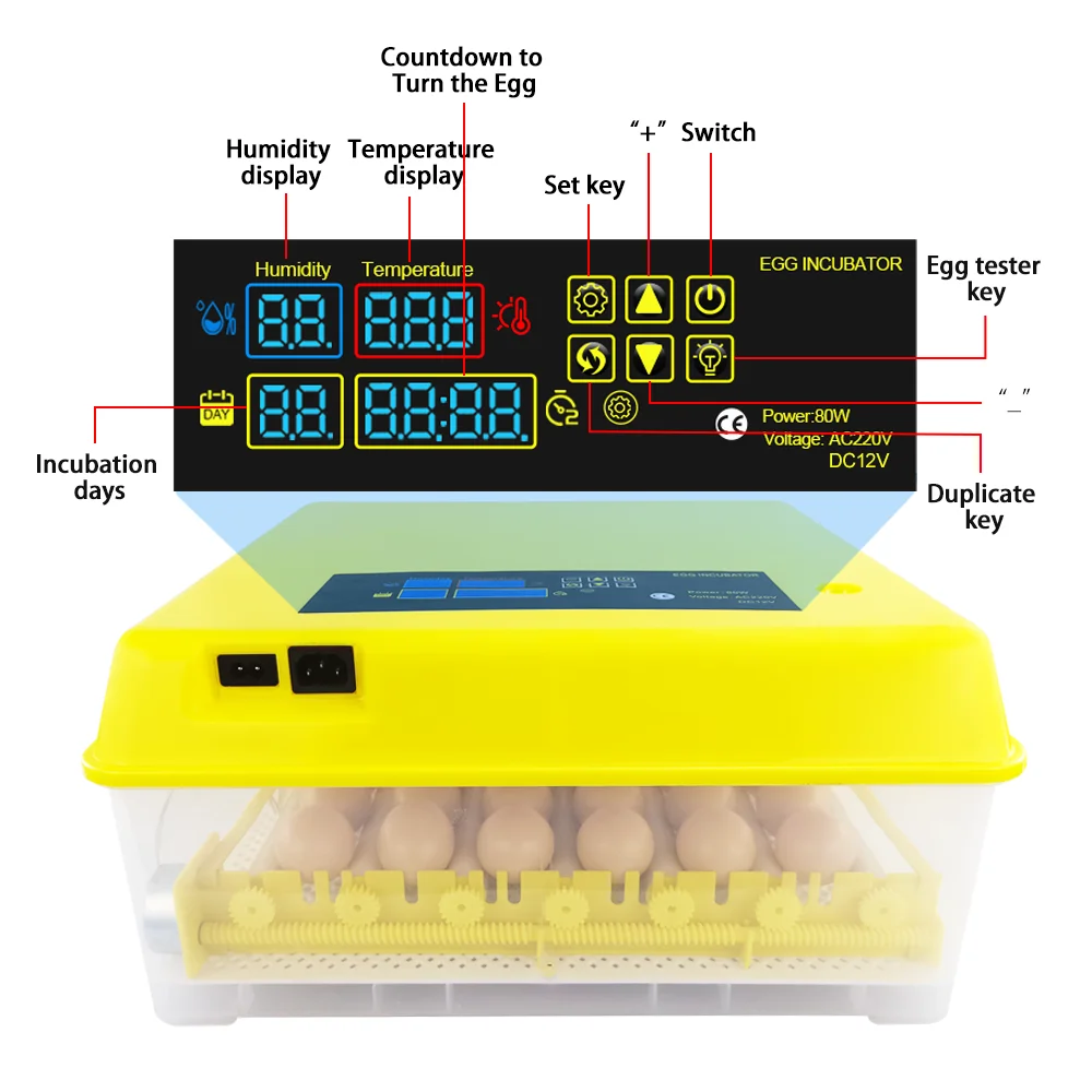wholesale automatic fully roller type high quality mini electric 220v 110v chicken eggs mini incubator