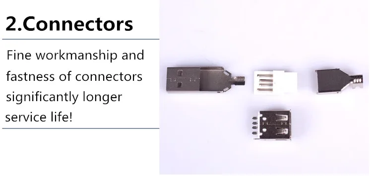 
6FT USB2.0 AM TO AF extention cable transparent 