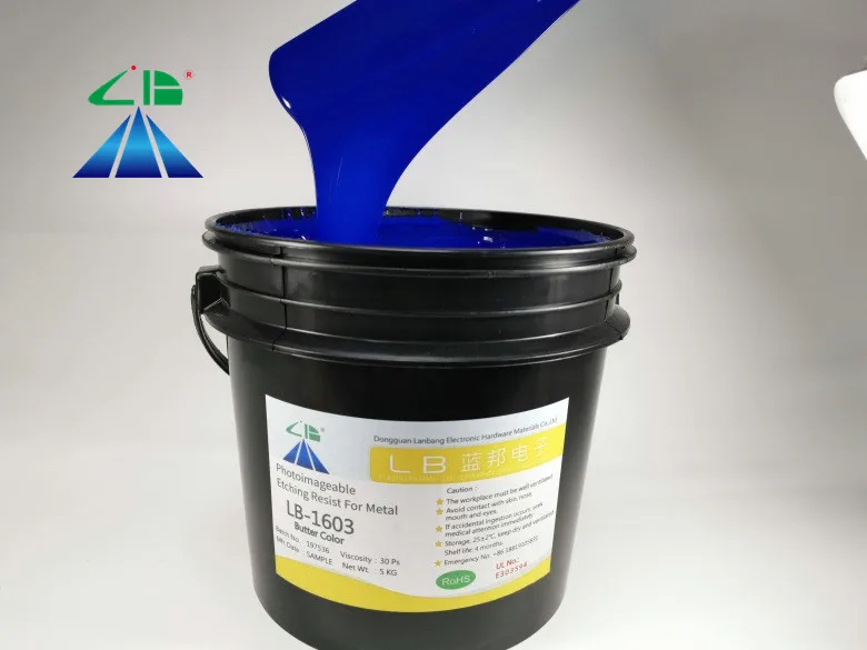 PCB plating etching resist ink for coat print