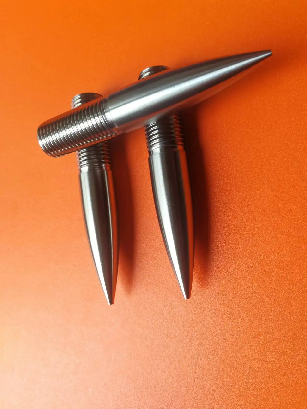 Grade 5 Ti6Al4V alloyed titanium shoes hobnail spike climper crampon climbing spikes anti-slip