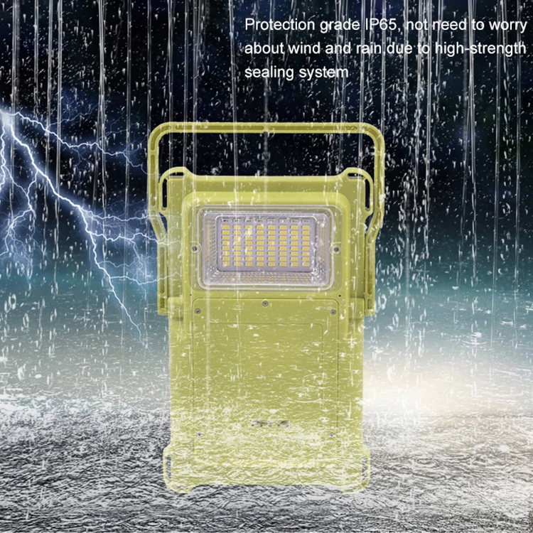 Уличный портативный фонарь для кемпинга водонепроницаемый IP65 50 Вт перезаряжаемый светодиодный Солнечный Аварийный
