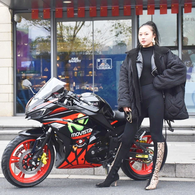 Sinski China factory 250cc/400cc sport racing gasoline motorcycle 17 inch 130km/h gas motorcycles & scooters