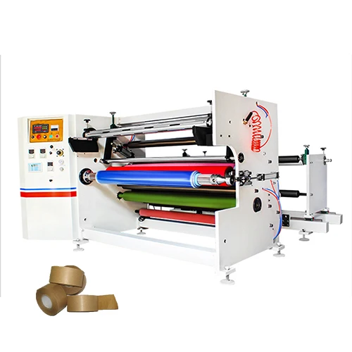 KDA106 Automatic Tape adhesive tape rewinder machine red white barricade tape