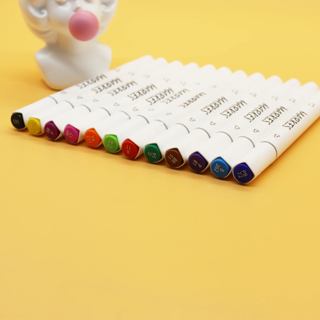 OEM Custom Logo  12/24/36 Colors Paint Alcohol Markers Wholesale Marker   Pens Set