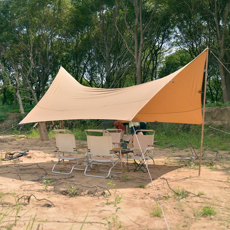 Best Selling Large Canopy Tent Outdoor Sunshade Rain Proof Portable Dew Camping Picnic Beach Canopy
