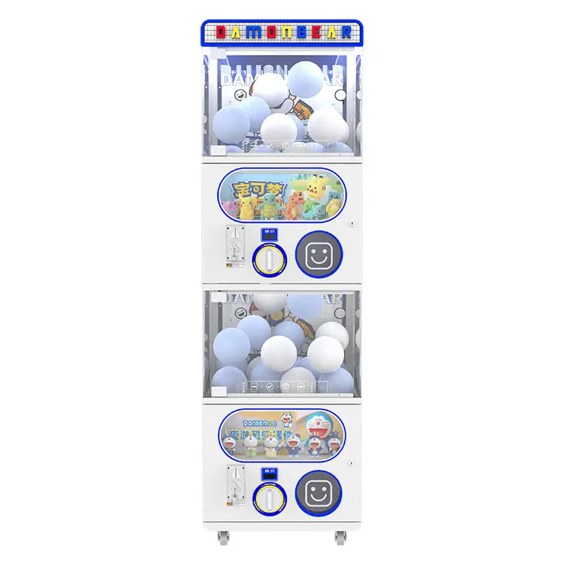 Manufacturer Wholesale Coin-operated Capsule Machine Kids Double Layer gashapon capsule toys