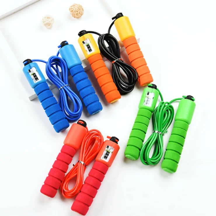 Factory direct sale wholesale custom professional pvc jump skipping rope heavy adjustable