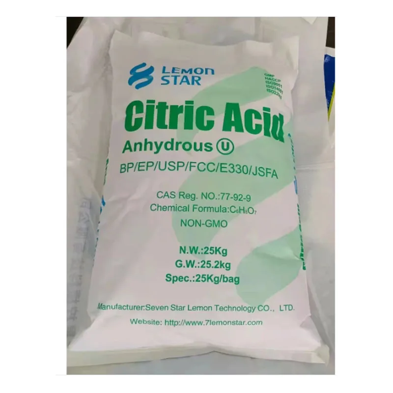 Buy bulk price Food Grade Citric Acid Anhydrous Weifang 30-100 Mesh 25kg Mono ISO Rzbc Acid Citric E330 Monohydrate