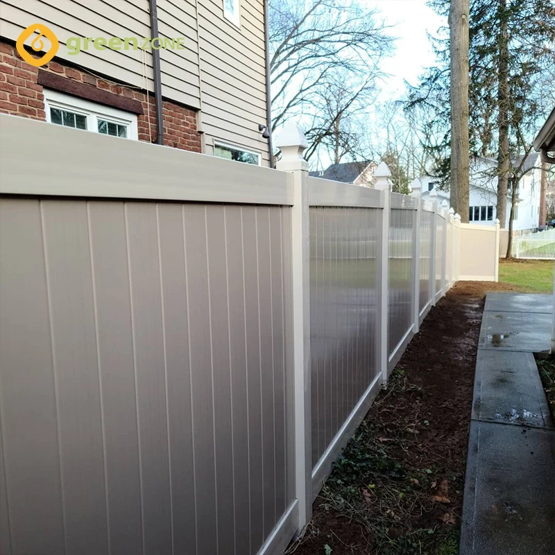 New Design Waterproof Home Wpc Fence Pvc Fence Gate Privacy Garden Decoration Fence