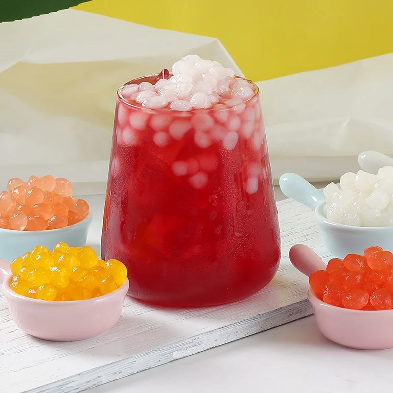 1kg Wholesale Kanten Agar Jelly Boba Collagen Crystal Boba - Chinese Bubble Tea Supplier