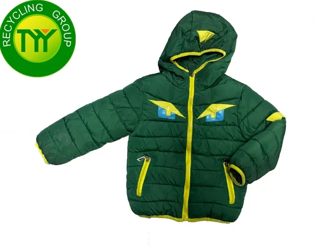 Branded Second Hand Clothes Sort Used Clothes Winter Children Jacket Wholesale