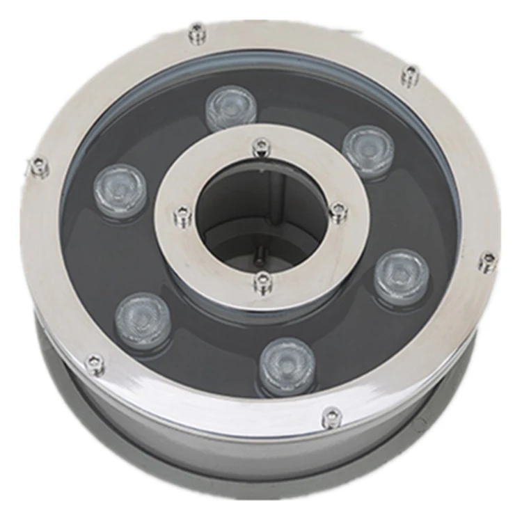 cast aluminum ip68 waterproof outdoor rgb water jet dry ring underwater fountain nozzles lights