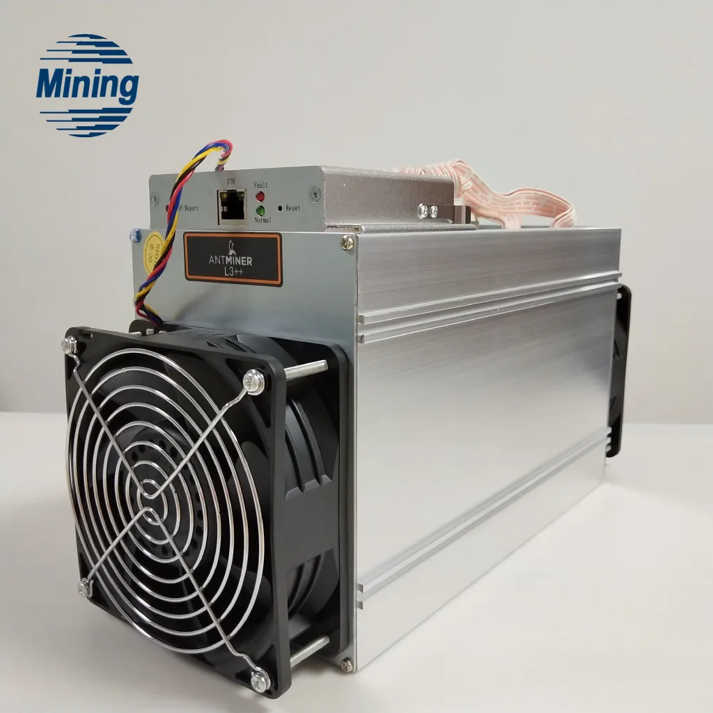 
2021 Used Second Hand BTC Antminer L3 L3+ L3++ 504MH/S Bitmain LTC miner with Power supply psu in stock hashboard l3+ 