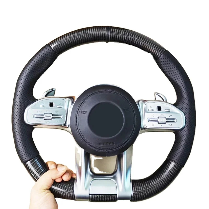 Заводское пользовательское Рулевое колесо для Mercedes Benz W204 W205 W207 W211 W212 W213 W221 W222 GLS CLS C63 AMG GT