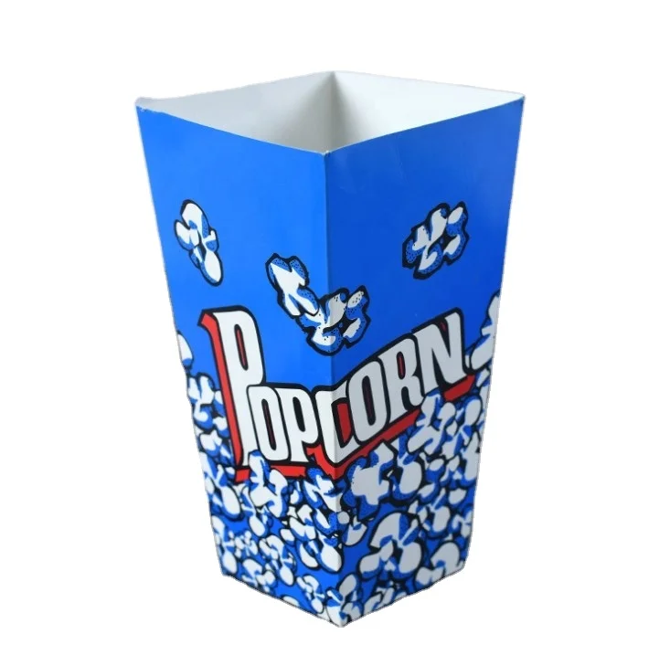 CLP Cholyn Wholesale customized logo food grade popcorn box paper folding popcorn packaging boxes