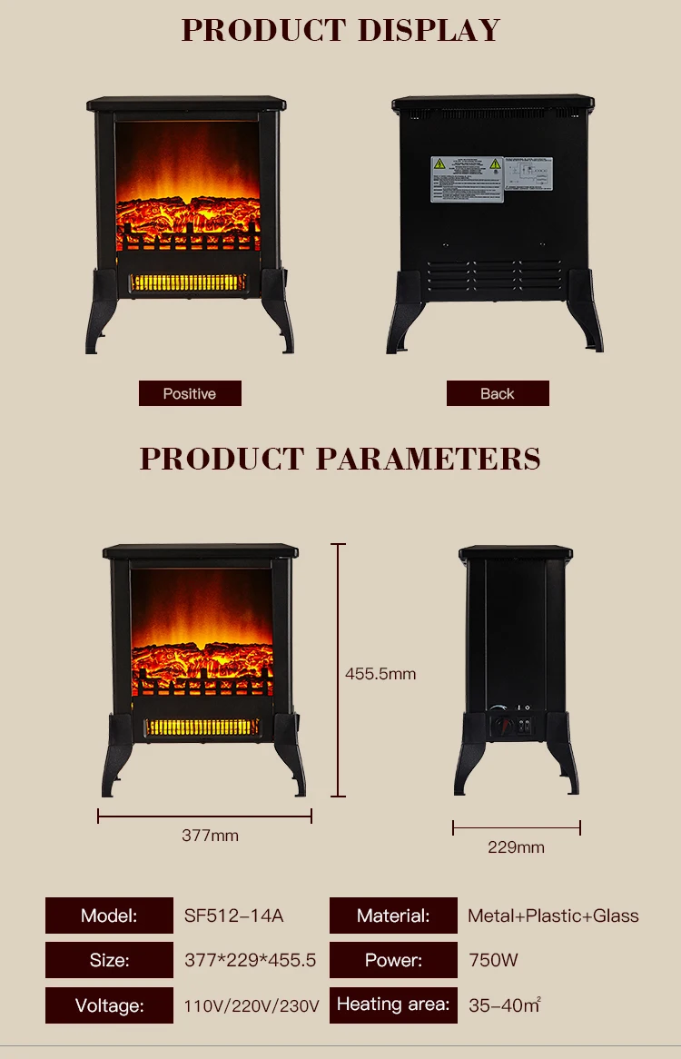 electric  fireplace stove  3D decor flame  freestanding electric fireplaces