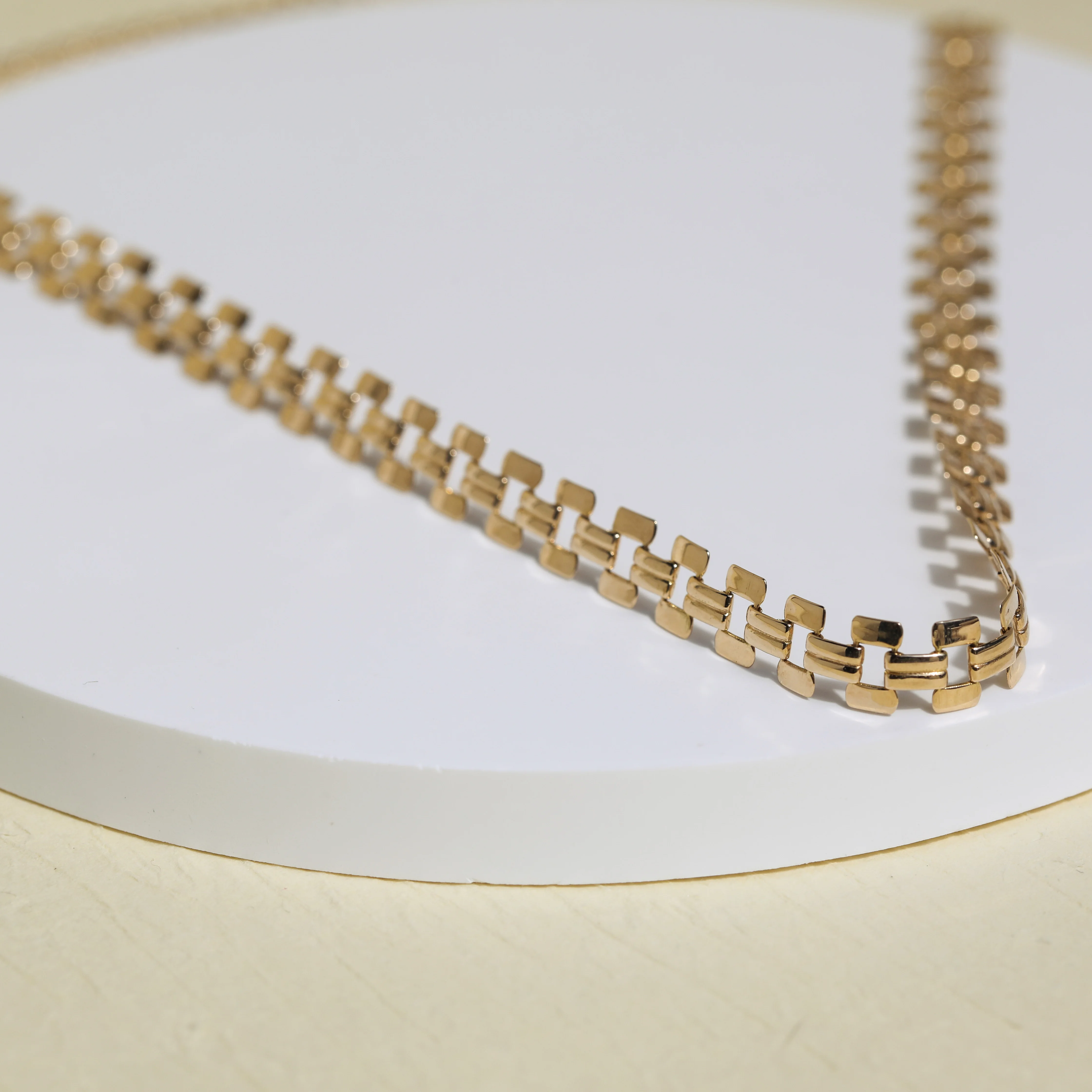 Necklace New Boho Women chocker 18k Solid gold Chain Adjusted in Length choker female Chocker jewelry gift