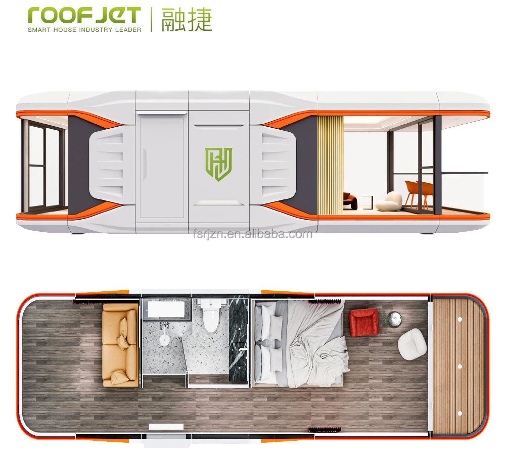Economic Space Capsule House Capsule House Mobile Modern Design Eco Capsule House For Living