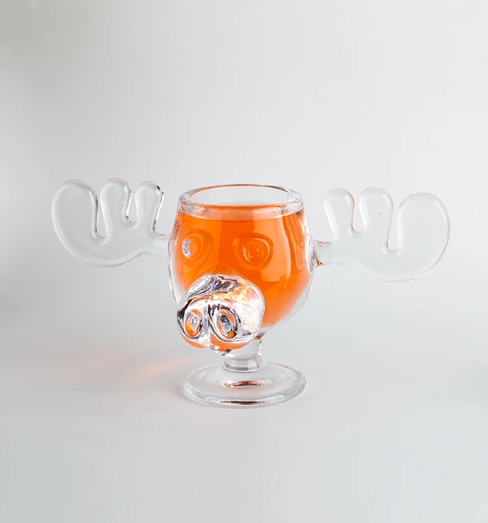 
christmas vacation moose reindeer mugs transparent glass mug 