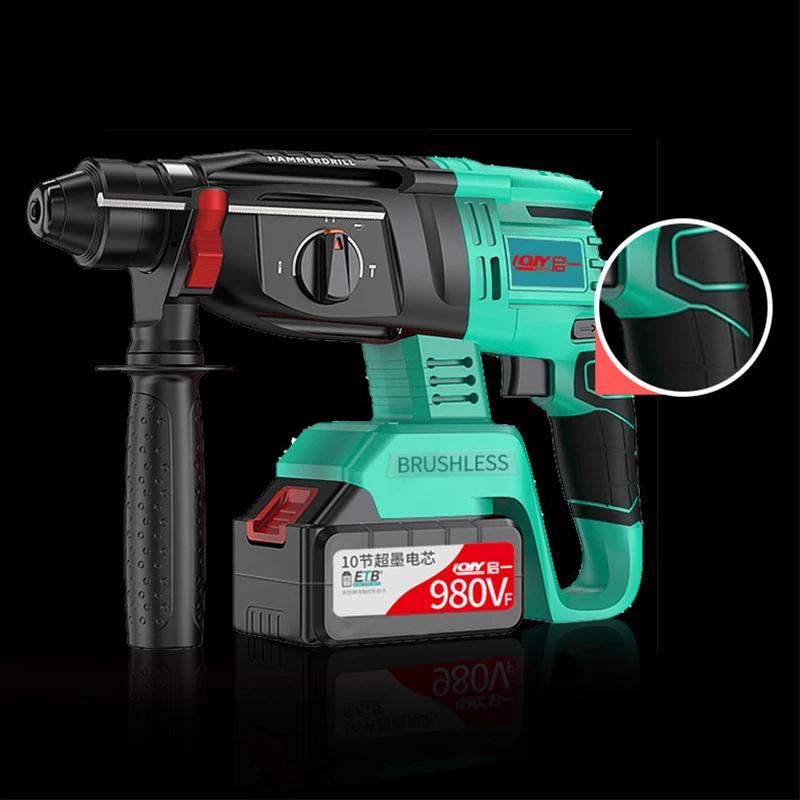 Manufacturer Well Made High Power Multi-functional Electric Pick Lithium Electric Hammer