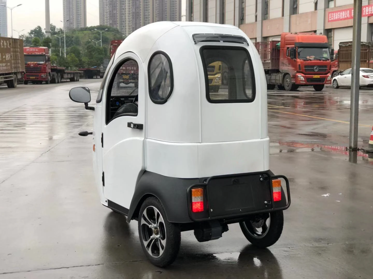  Everbright 60v800W EEC дешевый Электрический автомобильное взрослое 3 трицикл трехколесный грузовой автомобиль