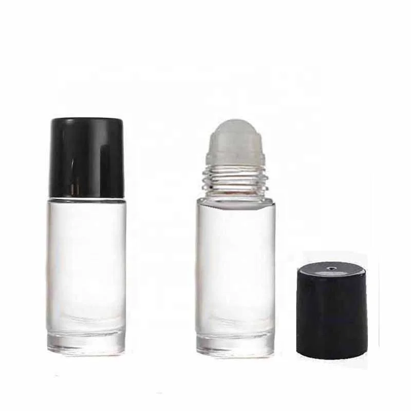 High quality Empty 50ml Essential Oil Cosmetic Roller Bottle Frosted Deodorant Roll On Glass Bottles (NRB27)