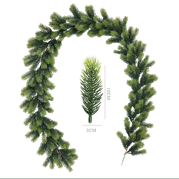 Christmas Garland Decoration Non-Lit Artificial Garland for Outdoor or Indoor Use Premium Quality Soft Green Holiday Decor