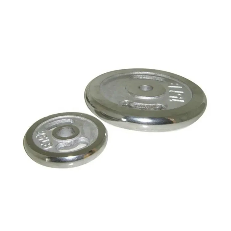 Wholesale Custom Logo 2.5LB-45LB Home Gym Free Standard Black Cast Iron Barbell Dumbbell Weight Plates