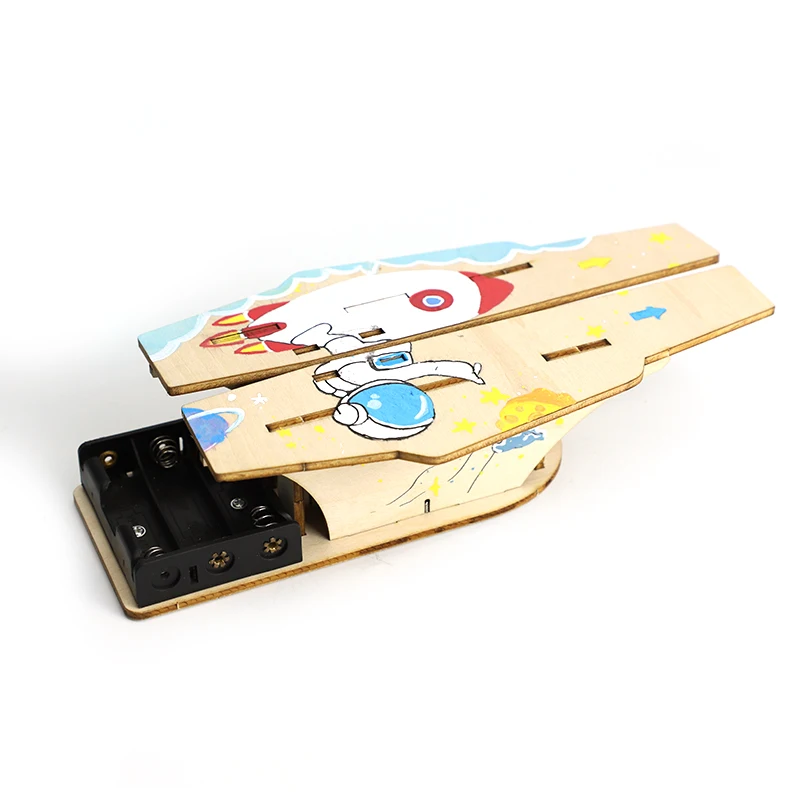 Physics Learning Educational Kits Airplane Catapult Aircraft Carrier Take off Simulator Science Experiment STEM Toy