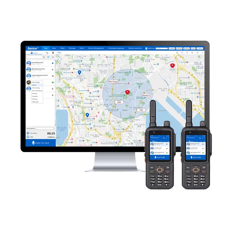 Мобильный телефон с рацией Wi-Fi Двусторонняя радиосвязь Android Sim Gsm T320