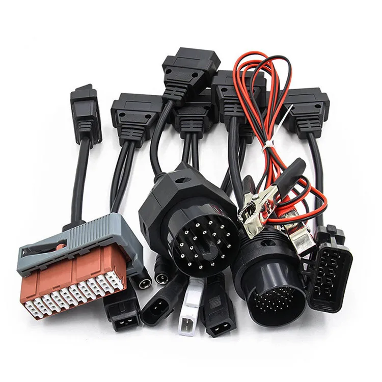 hot seller Full Pin OBD Car Cable Set OBD1 to OBD2 Adapter  OBD II Cable Adapter 8 in1 cable