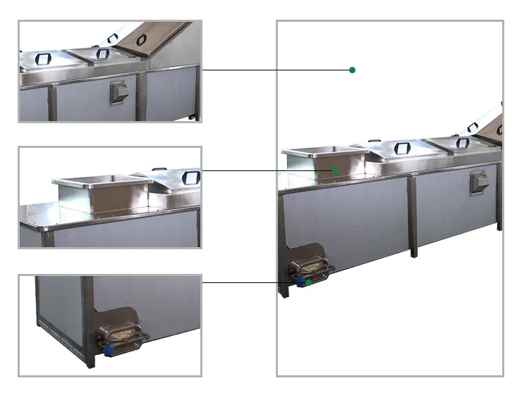 High efficient vegetable and fruit blanching equipment potato chips blanching machine price